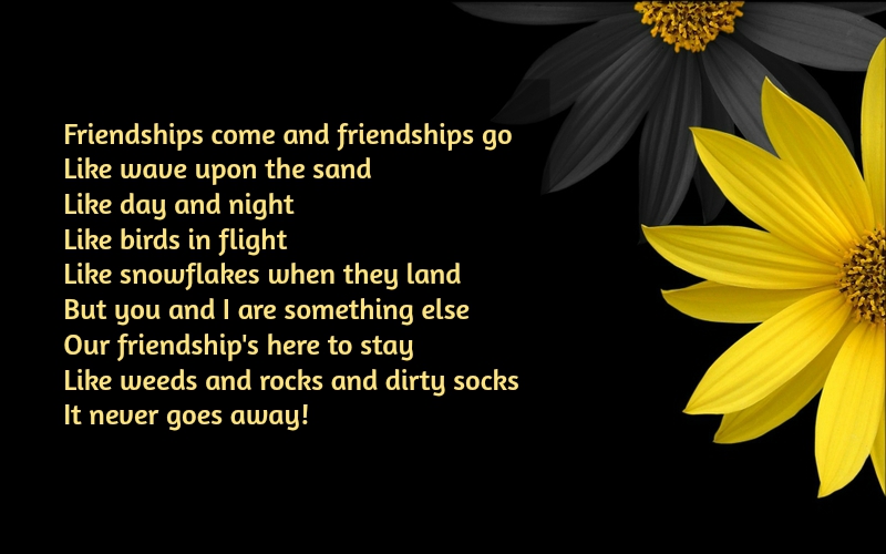 Friendship poems new 23 Best