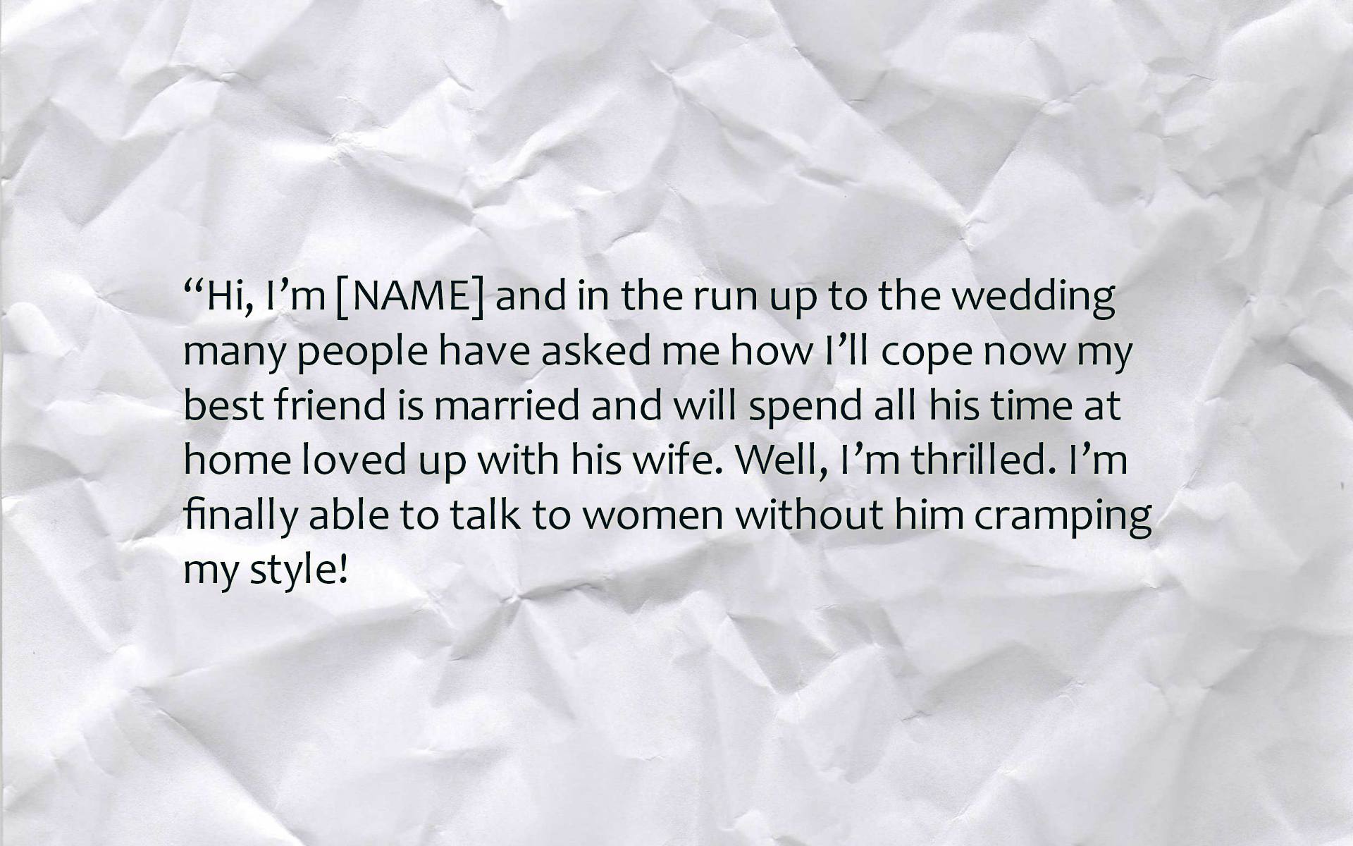 Funny Best Man Speeches  Text & Image Speeches On QuoteReel