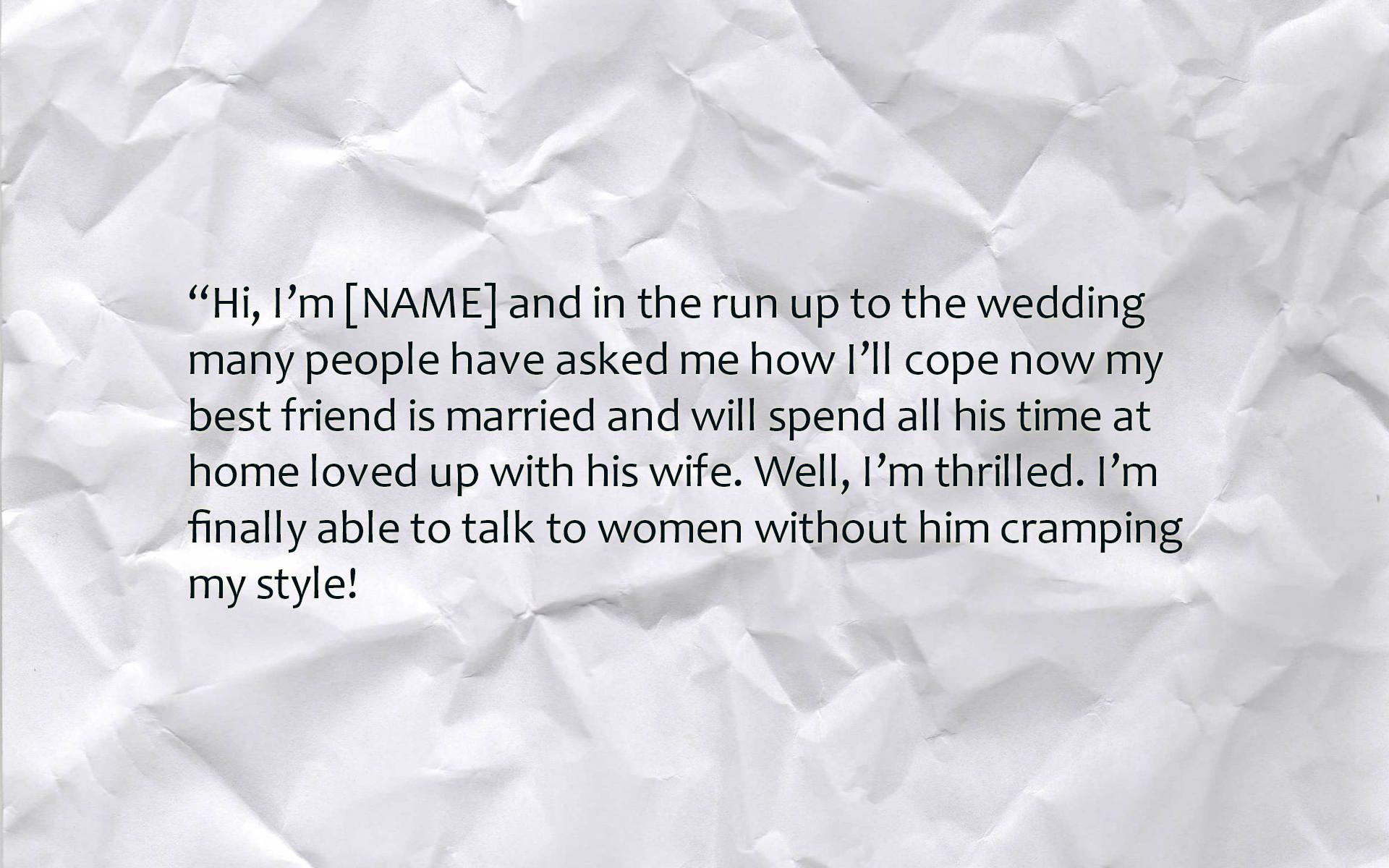 Funny Best Man Speeches  Text &amp; Image Speeches On QuoteReel