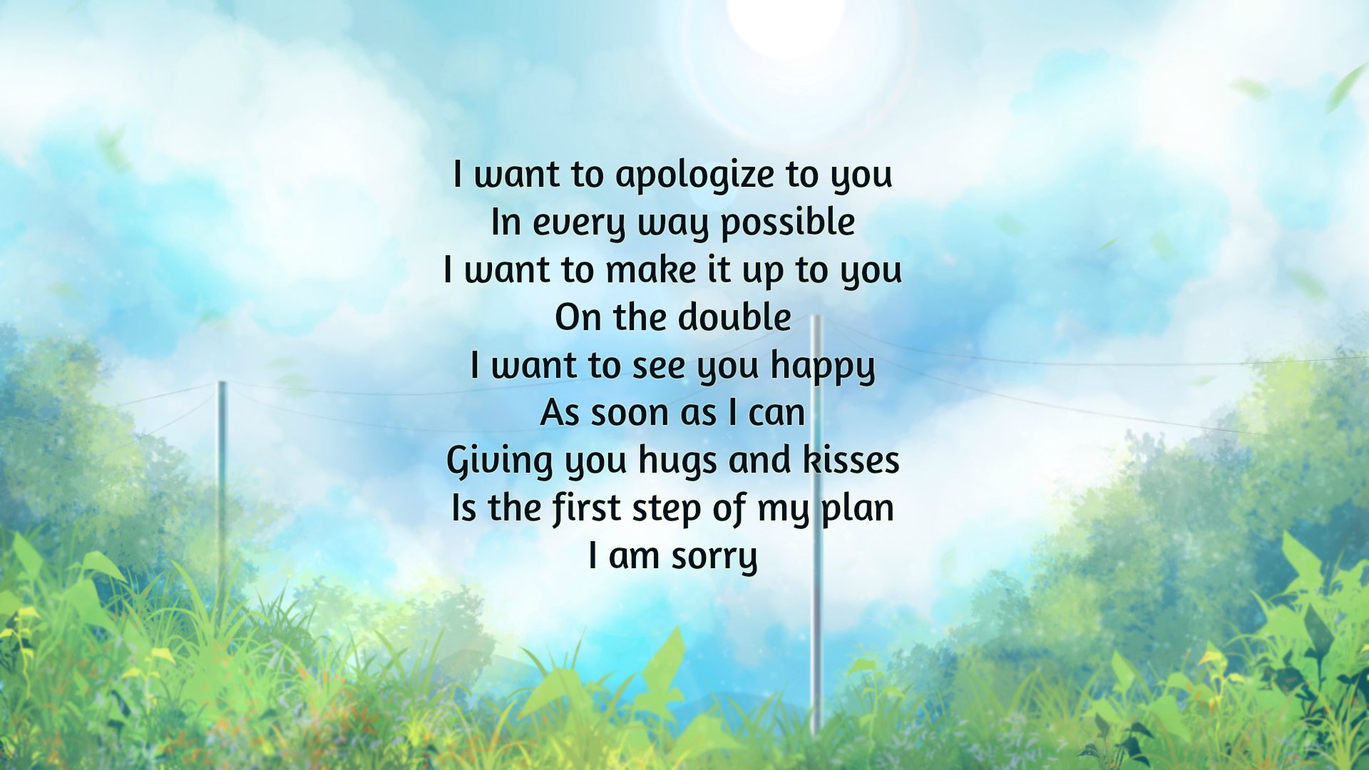 I’m Sorry Poems Text And Image QuoteReel.