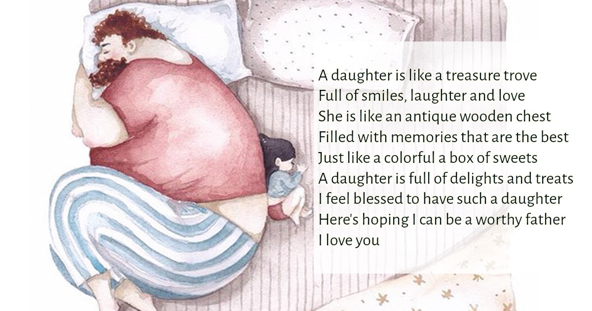 Father Daughter Poems | Image & Text Poems On QuoteReel