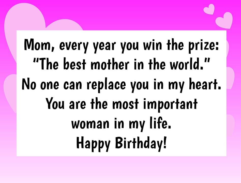 best bday wishes for mother