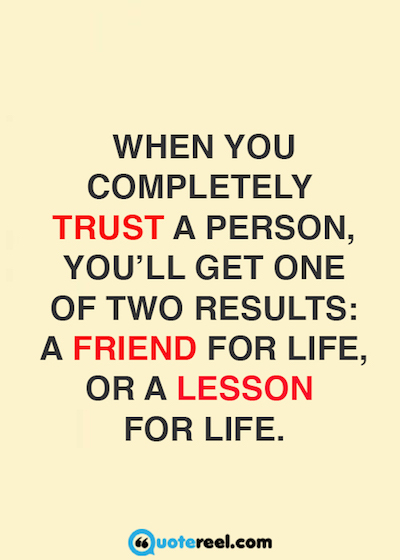 trust quotes and sayings for friendships