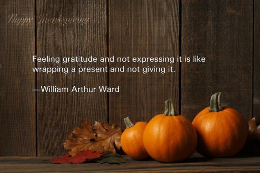 Inspirational Thanksgiving Quotes | Give Thanks In An Insparational Way