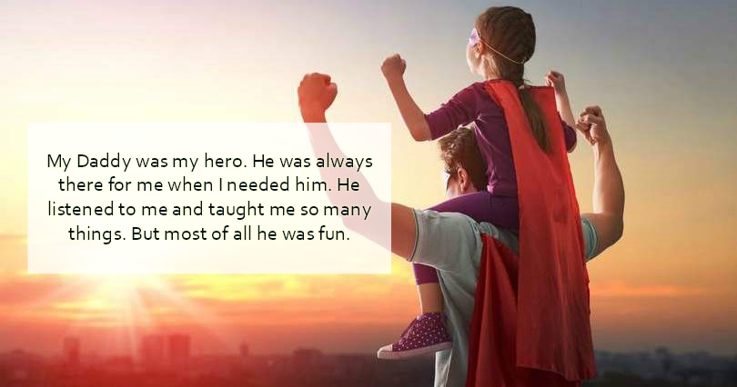 Father Daughter Quotes | Image And Text Quotes | QuoteReel
 Dad Superhero Quote