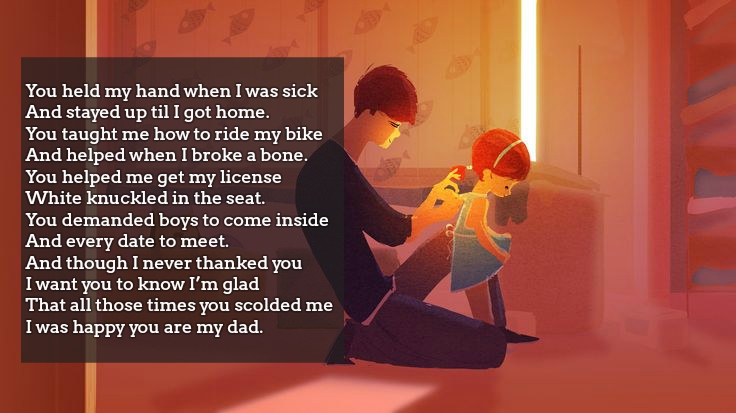 father and daughter poem