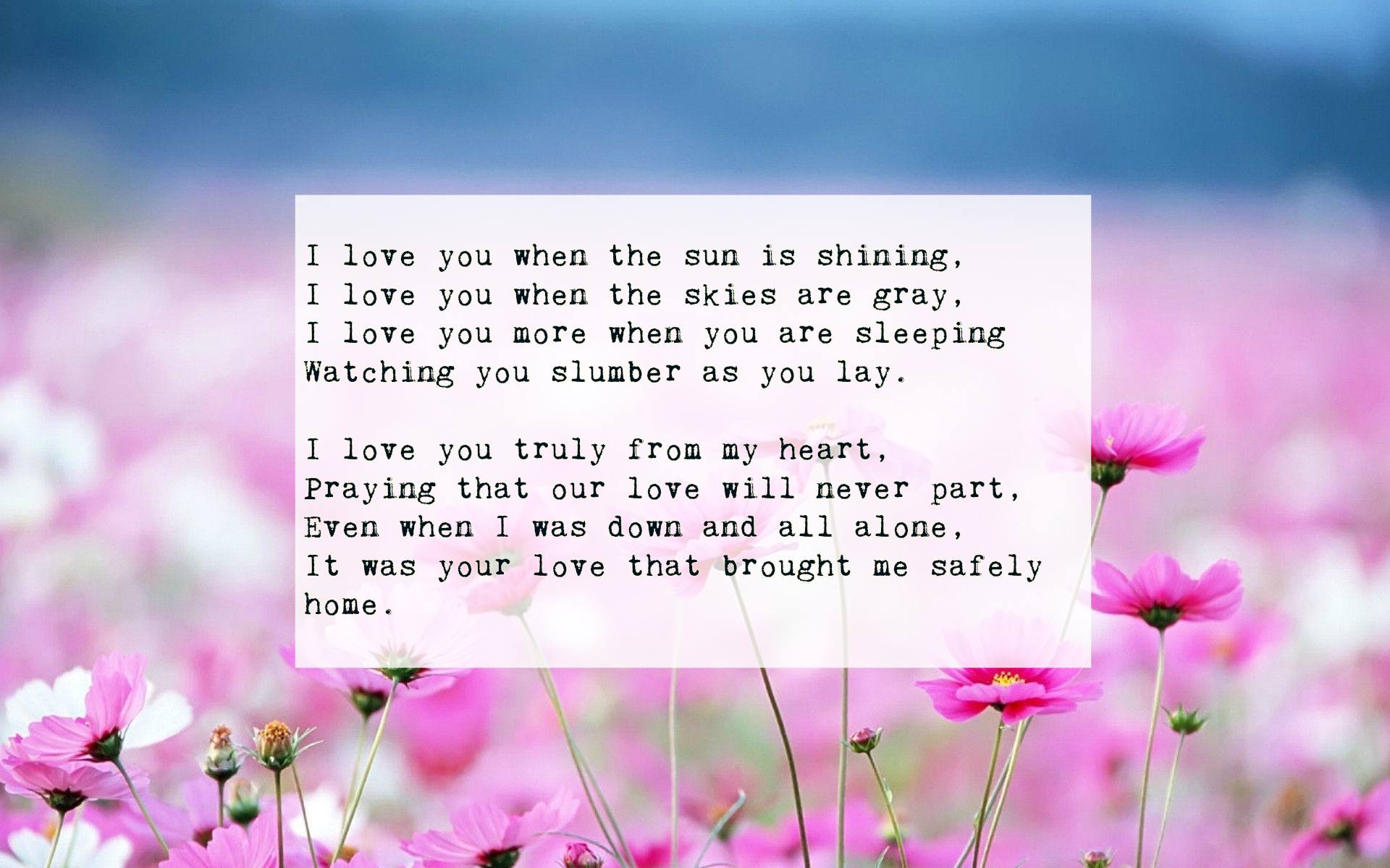 Best 50+ I Love You More Everyday Poem - family quotes