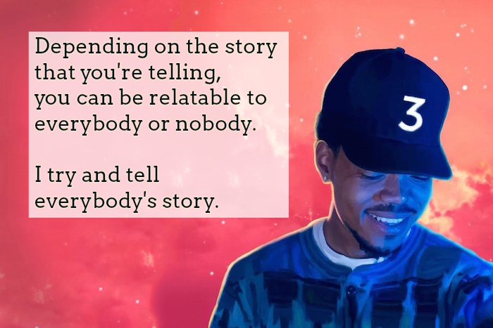 chance the rapper quotes about chicago