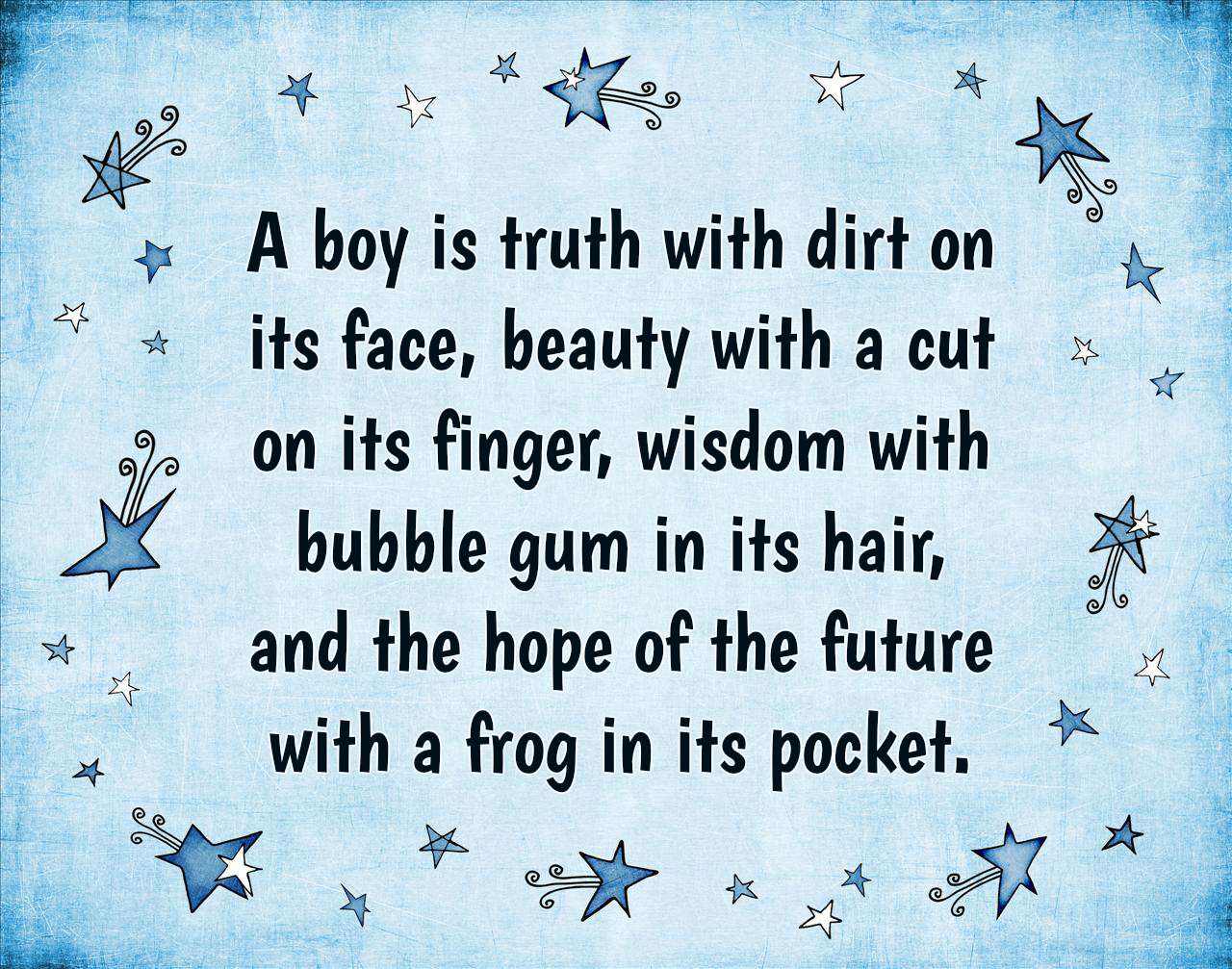 Baby Boy Quotes | Hand Picked Text & Image Quotes | QuoteReel