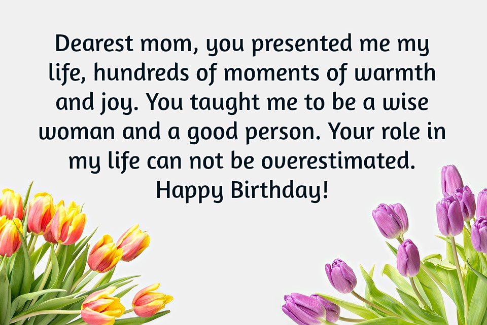 Birthday Wishes for Mom