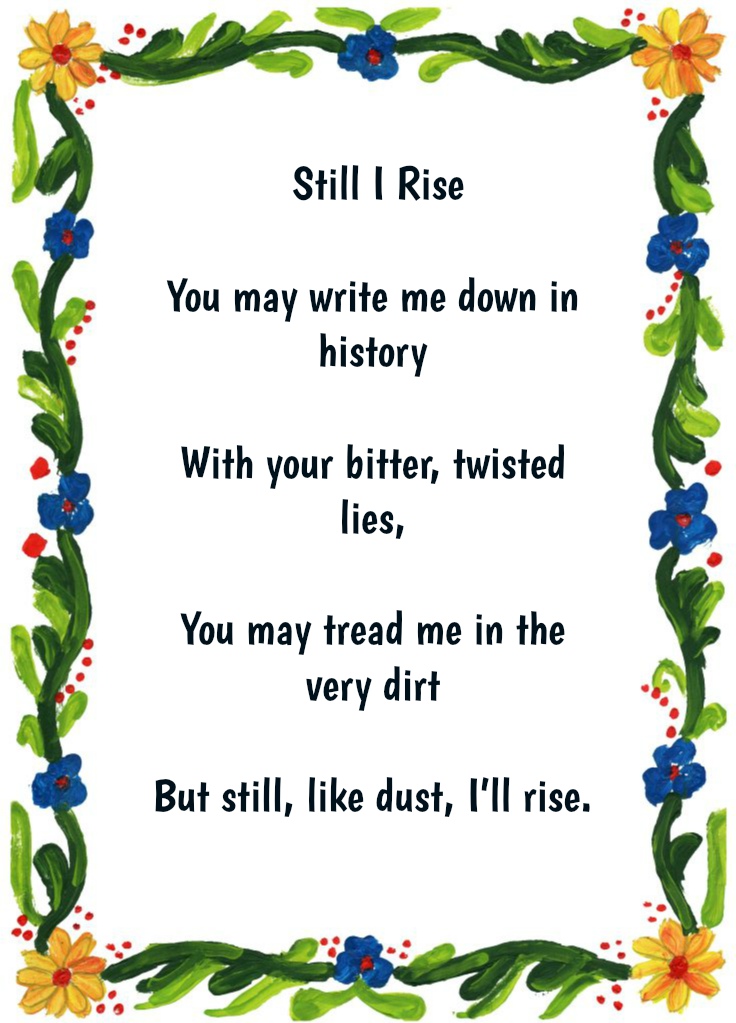 Maya Angelou Short Poems 