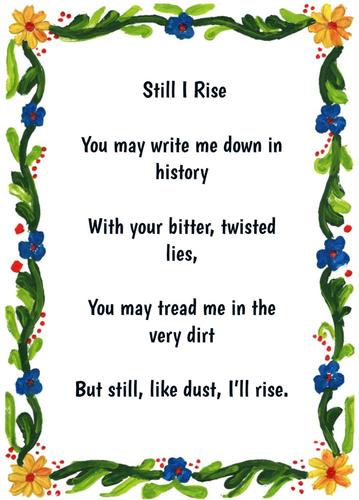 Maya Angelou Short Poems | Short And Sweet Poems To Share