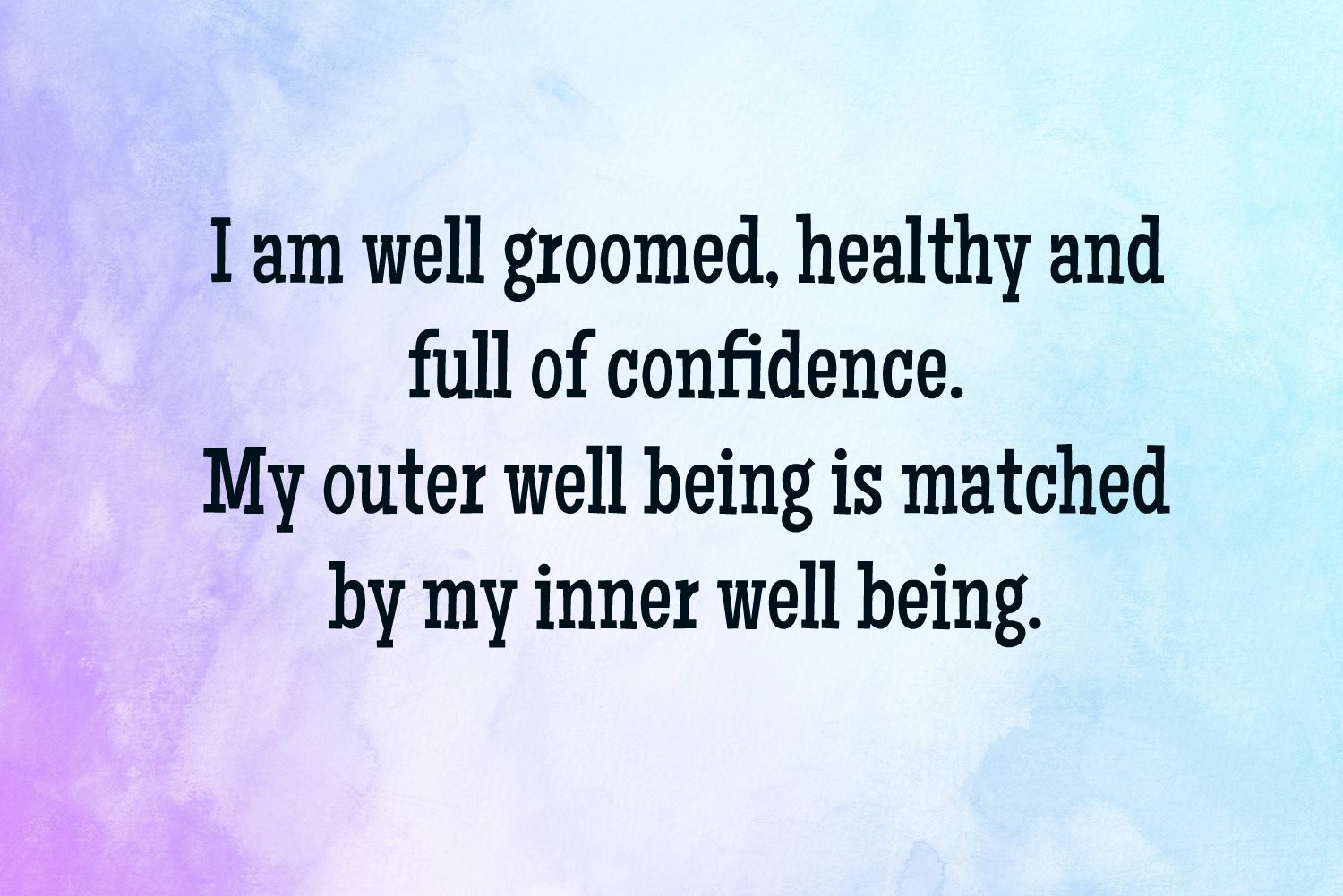 Confidence Affirmations
