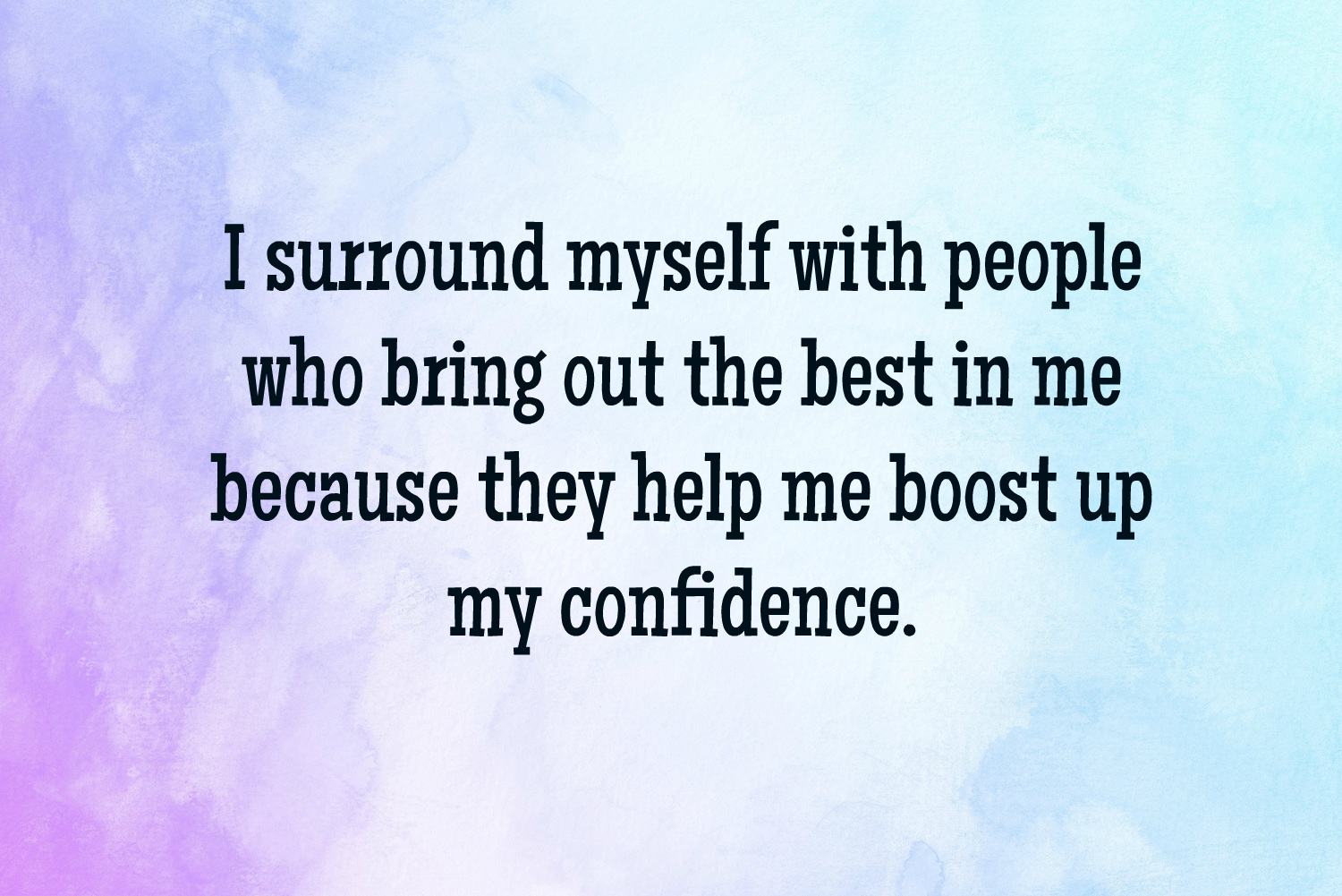 Confidence Affirmations