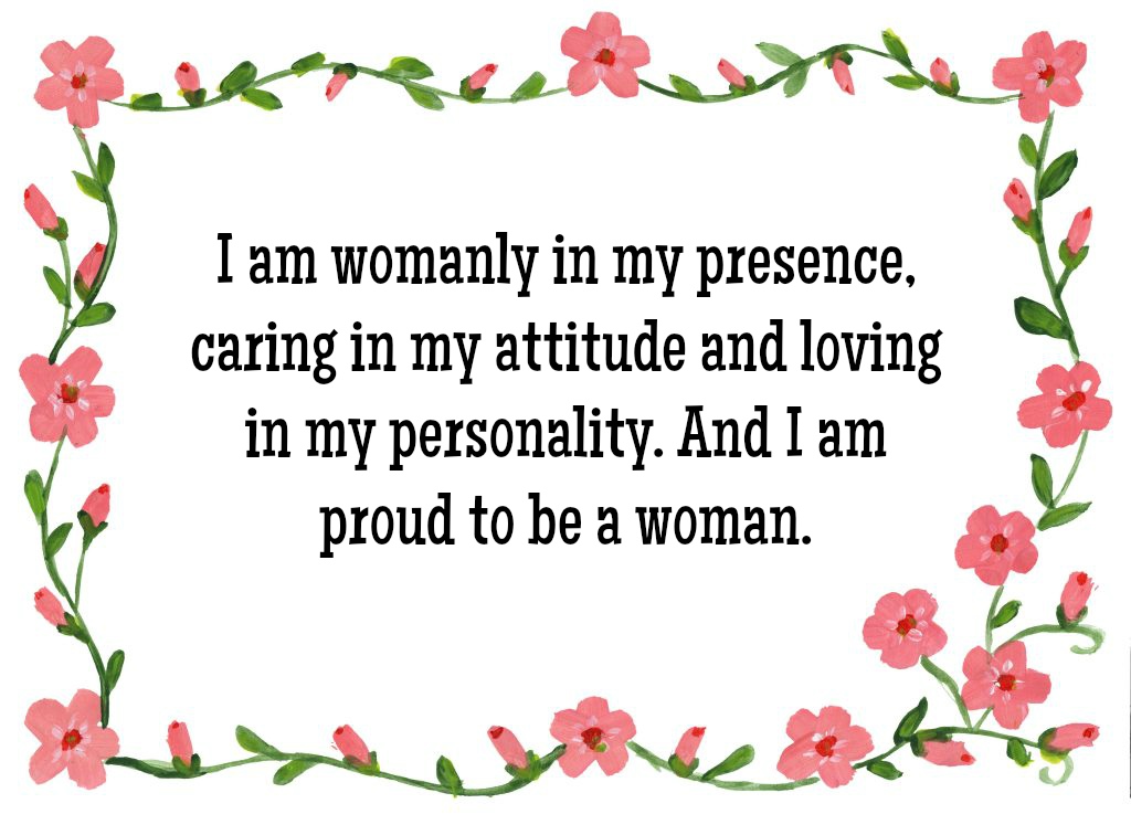 Positive Affirmation for Women