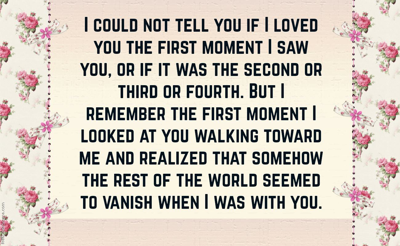 love at first sight quotes