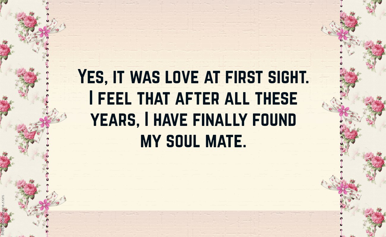 Love At First Sight Quotes