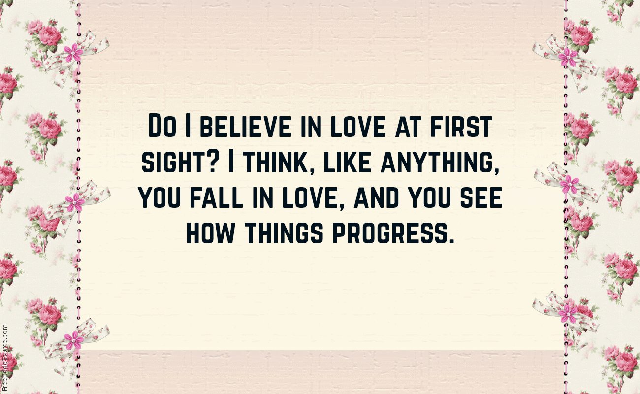 Love At First Sight Quotes