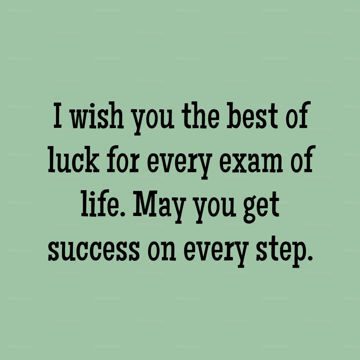 Success wishes in exams