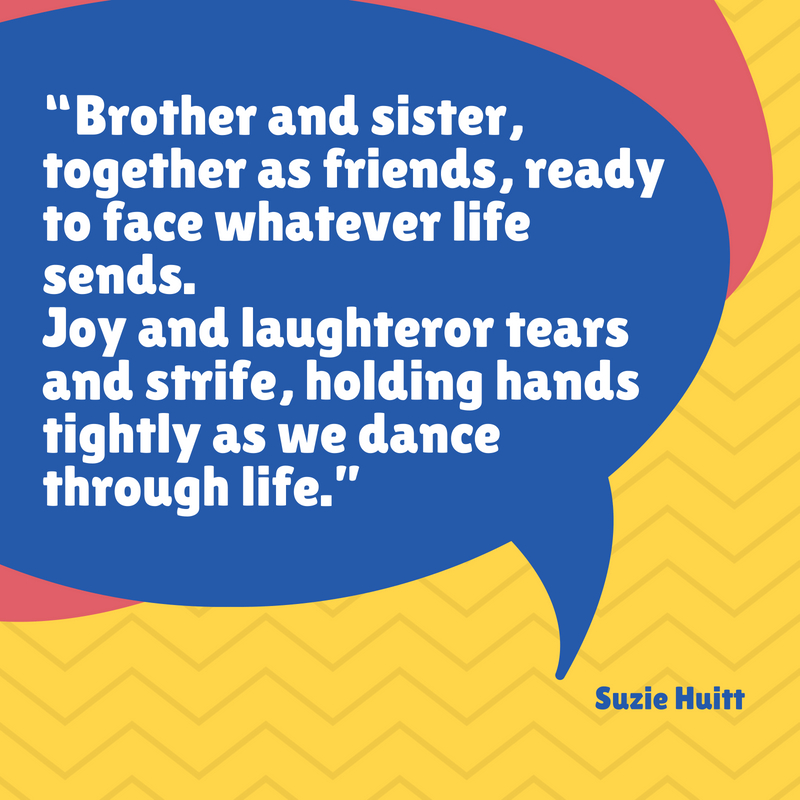 Text for sister and brother.