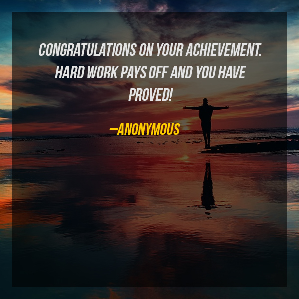 Congratulations On Achievement Quotes | Text & Image Quotes | QuoteReel