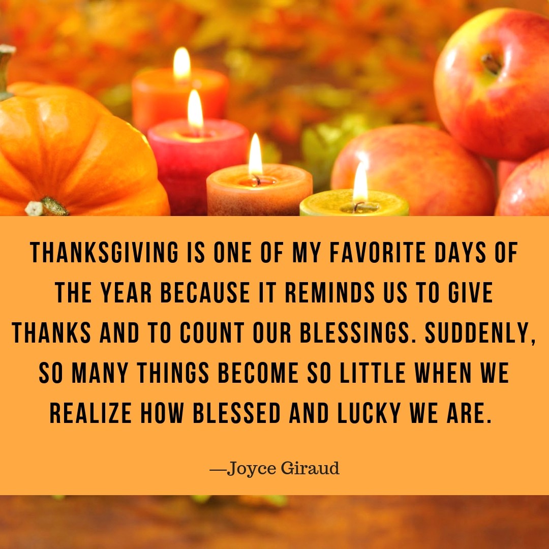 Inspirational Thanksgiving Quotes | Give Thanks In An ...