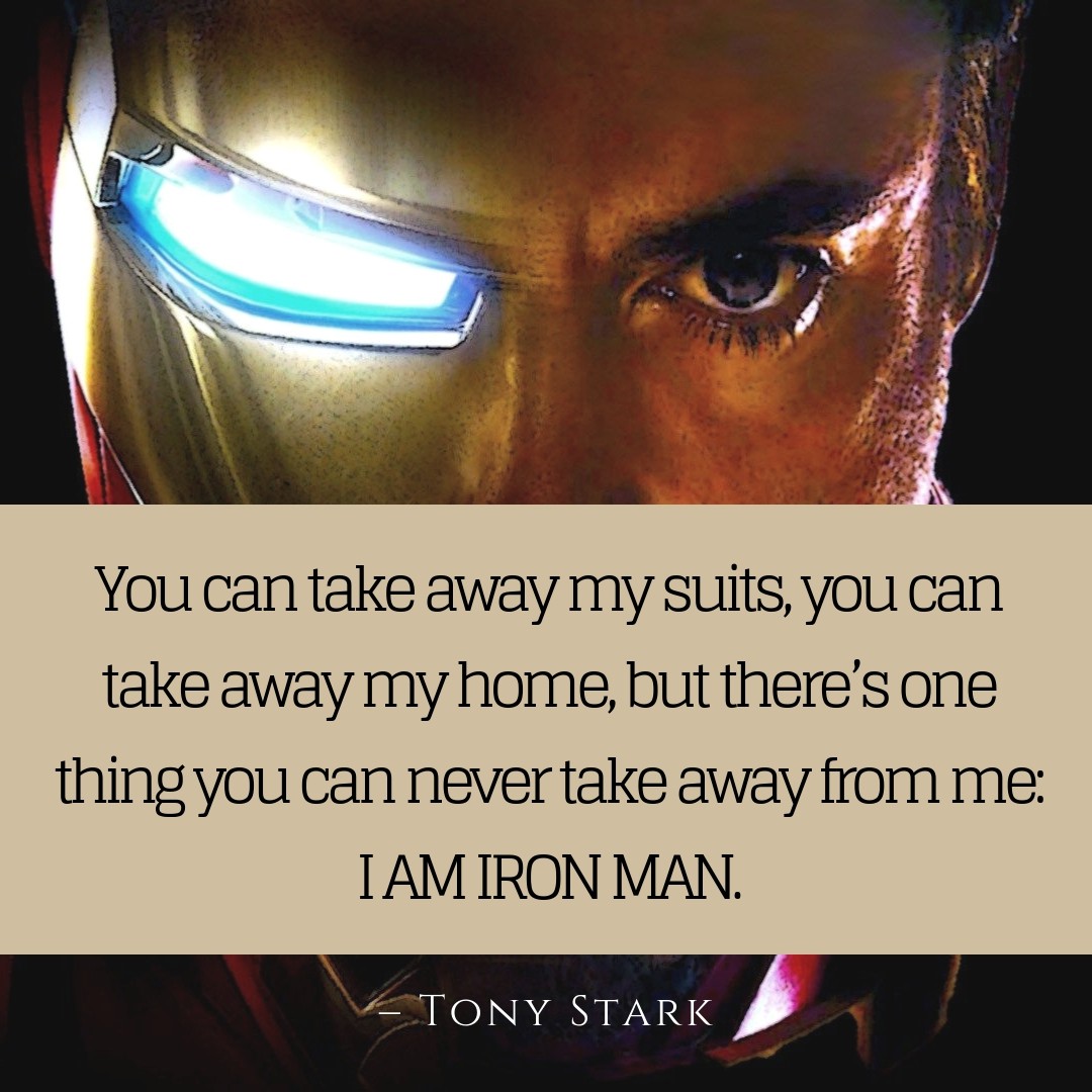 Iron Man Quotes   Text & Image Quotes   QuoteReel