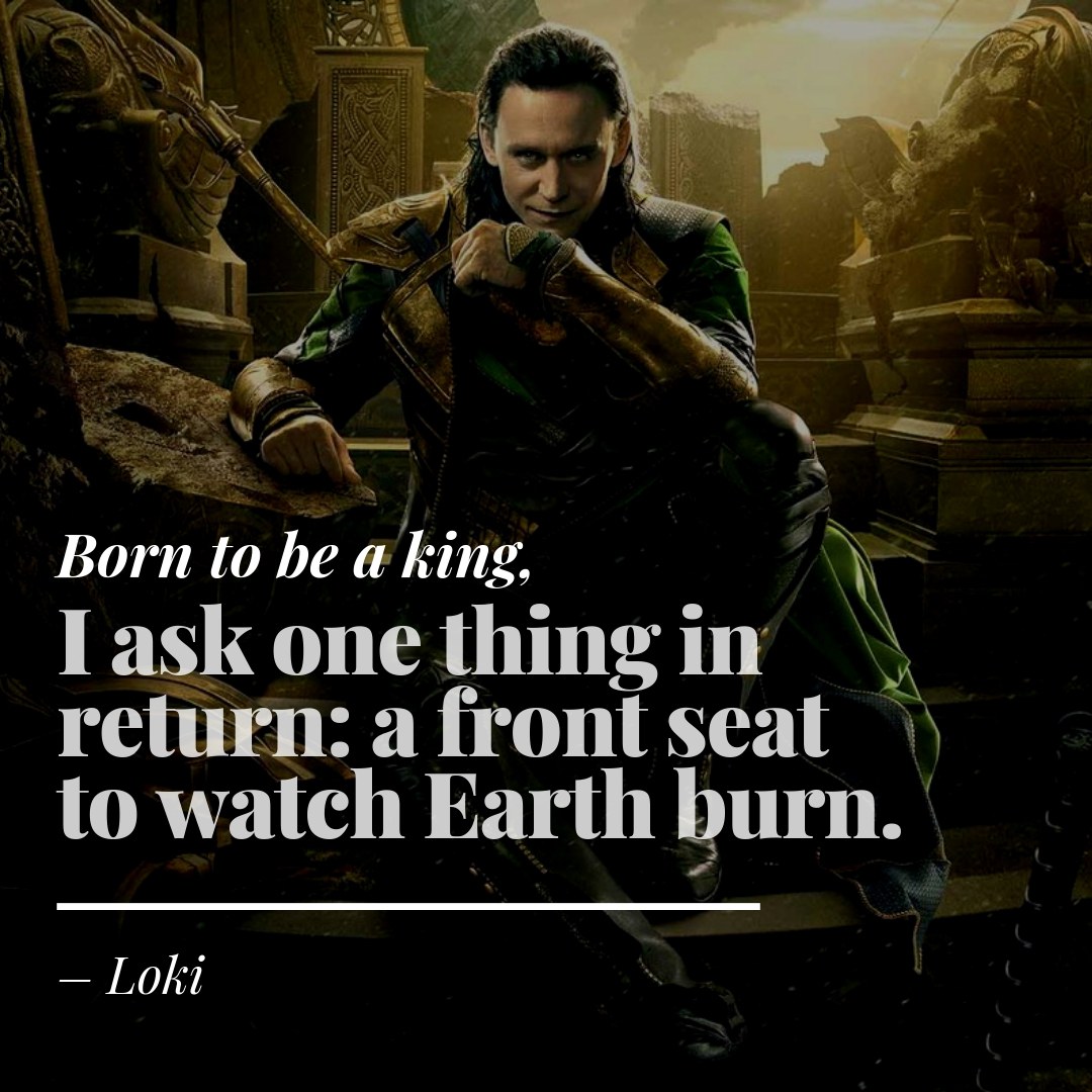Loki Quotes | Text & Image Quotes | QuoteReel