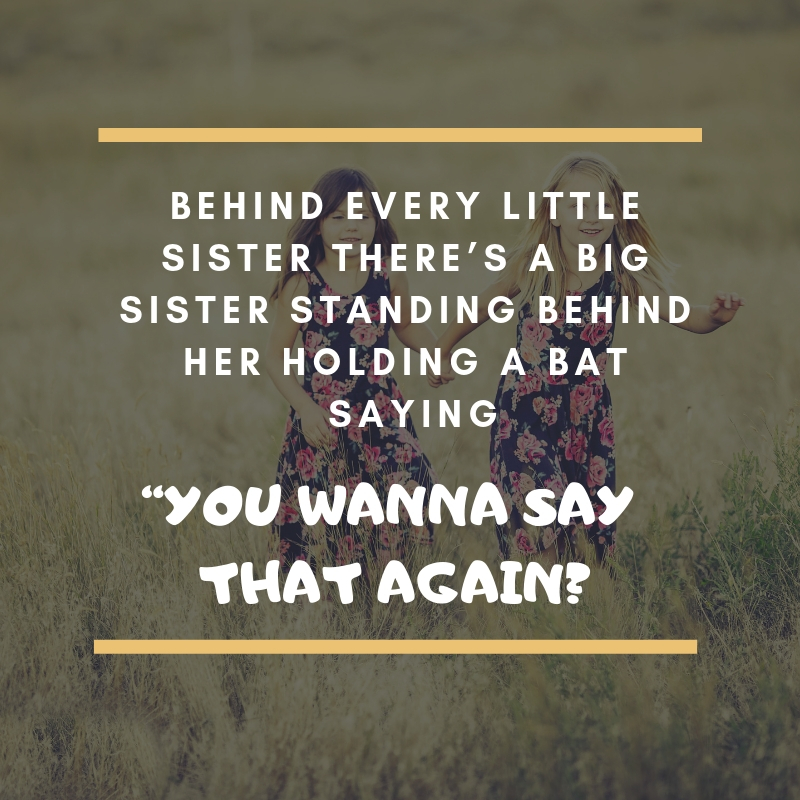 Funny Sister Quote 37 QuoteReel