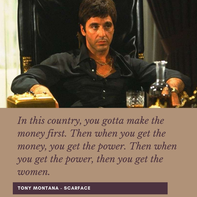 Тони тонет текст. Тони Монтана. Тони Монтана цитаты. Scarface цитаты. Tony Montana цитаты.