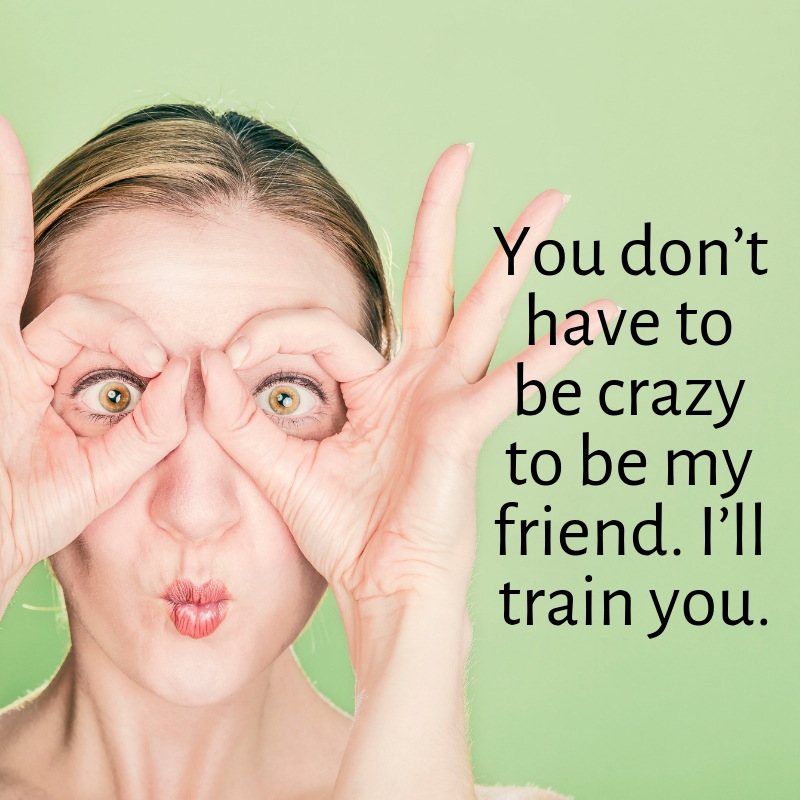 Crazy Friends Quote 11 | QuoteReel