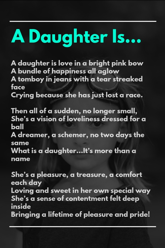 Father Daughter Poem 18 | QuoteReel